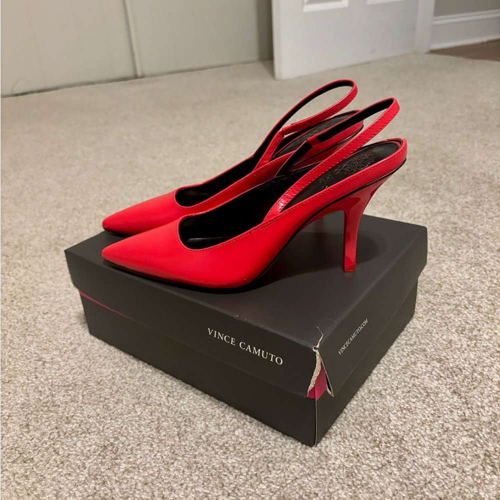 Vince Camuto Red Stiletto Heels